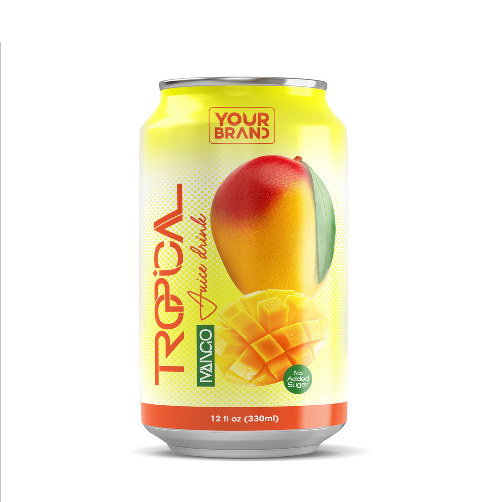 330ml YOUR BRAND Tropical Mango Juice Drink No Added Sugar