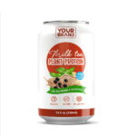12 fl oz (330ml) YOUR BRAND Bubble Milk Tea Plant Protein with Pea Protein & Superfoods