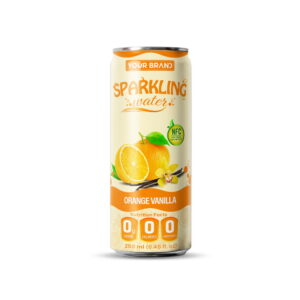 250ml YOUR BRAND Sparkling Water Orange Vanilla Natural Flavor