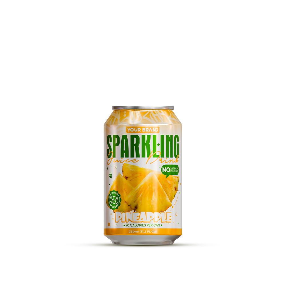330ml YOUR BRAND Sparkling Pineapple Juice Drink