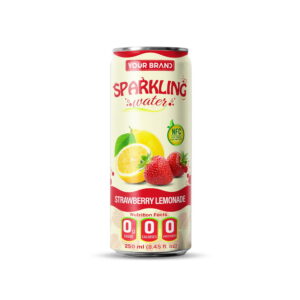 250ml YOUR BRAND Sparkling Water Strawberry Lemonade Natural Flavor