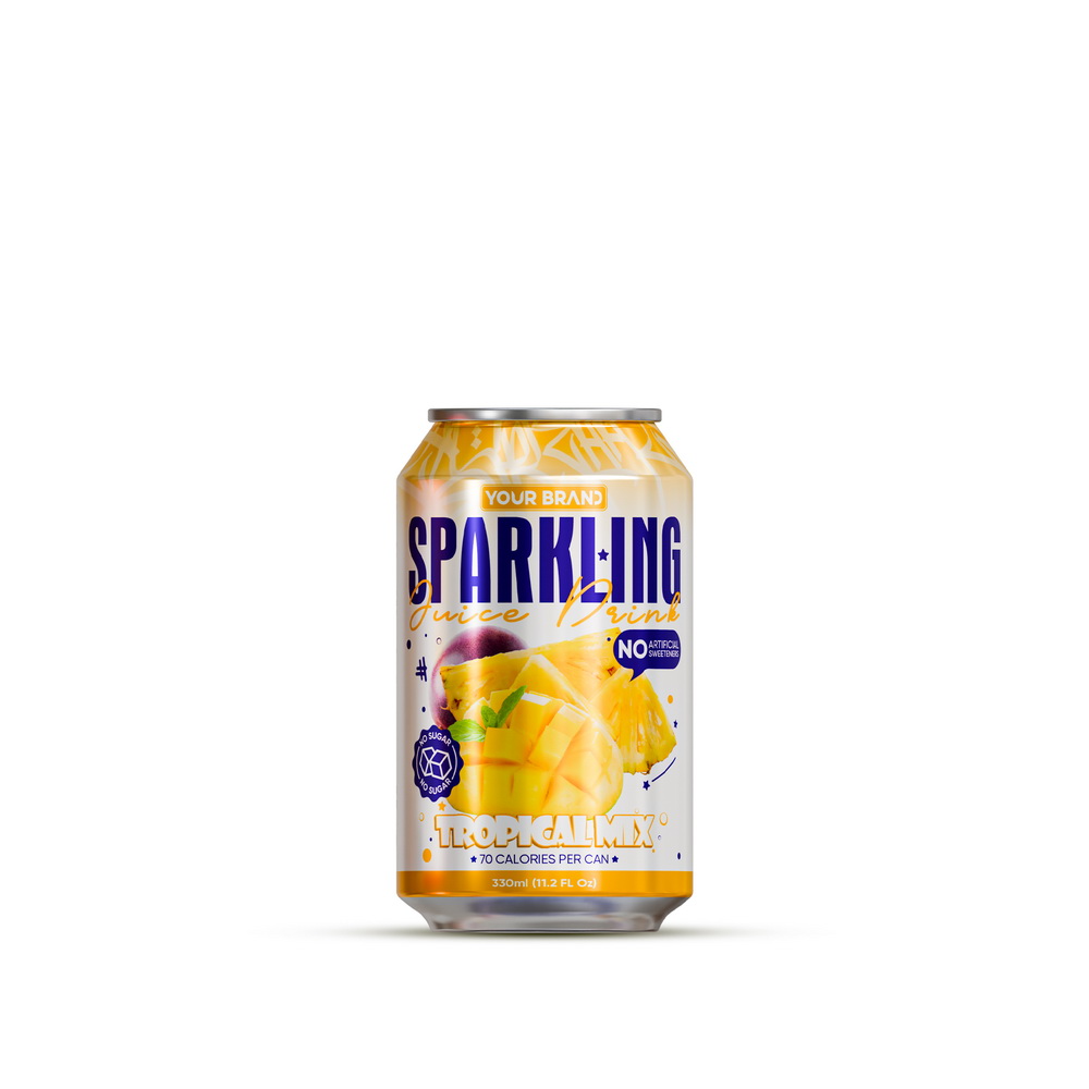 330ml YOUR BRAND Sparkling Tropical Mix Juice Drink