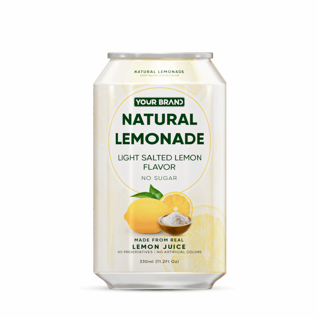330ml YOUR BRAND Natural Lemonade Light Salted Lemon Flavor no sugar
