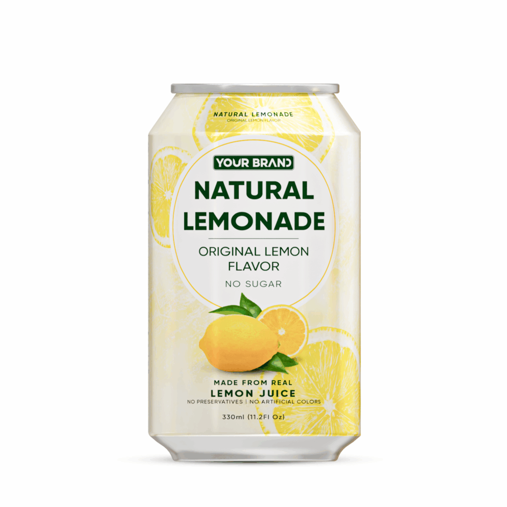 330ml YOUR BRAND Natural Lemonade Original Lemon Flavor