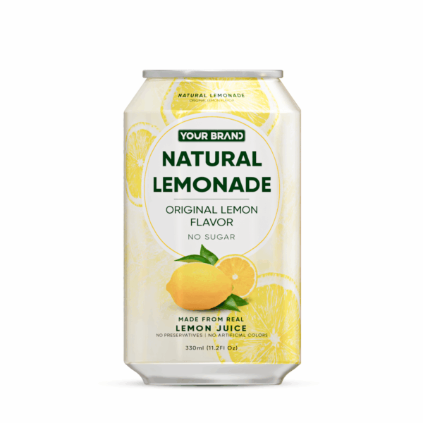 330ml YOUR BRAND Natural Lemonade Original Lemon Flavor