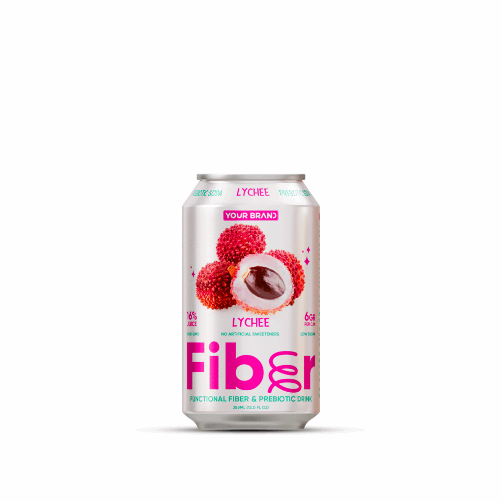 355ml YOUR BRAND Lychee juice functional fiber & prebiotic drink