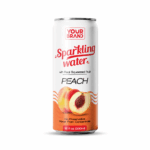 330ml YOUR BRAND Sparkling Water with Real Squeezed Peach