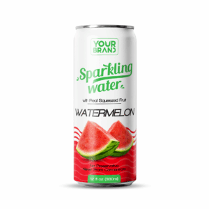 330ml YOUR BRAND Sparkling Water with Real Squeezed Watermelon