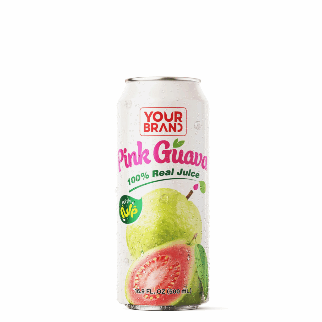 500ml YOUR BRAND 100% Pink Guava Juice with Pulp