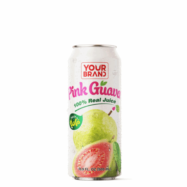 500ml YOUR BRAND 100% Pink Guava Juice with Pulp