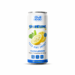 330ml YOUR BRAND Sparkling Yuzu Lemon mint Energy Drink
