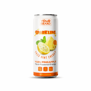 330ml YOUR BRAND Sparkling Yuzu Pineapple Energy Drink