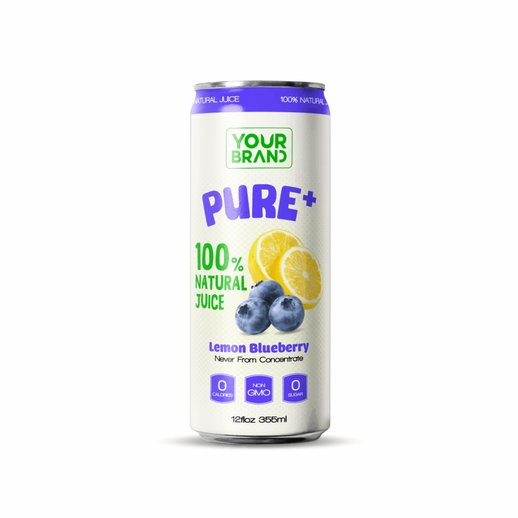 355ml YOUR BRAND 100% Natural Lemon Blueberry Juice