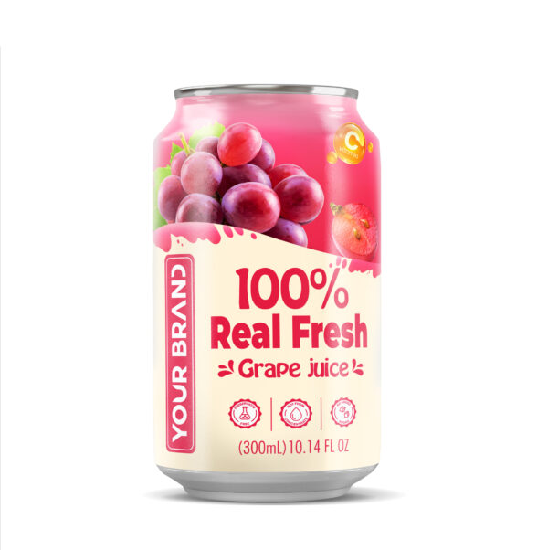 300ml YOUR BRAND 100% real fresh Grape Juice