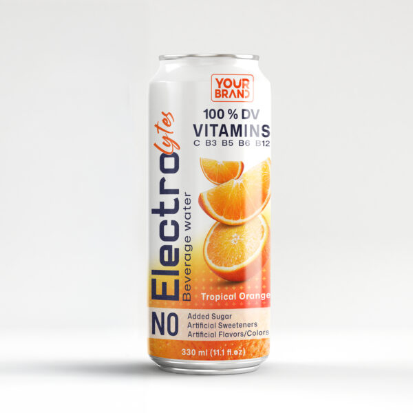 330ml YOUR BRAND Tropical Orange Electrolytes Water with 100% DV Vitamins