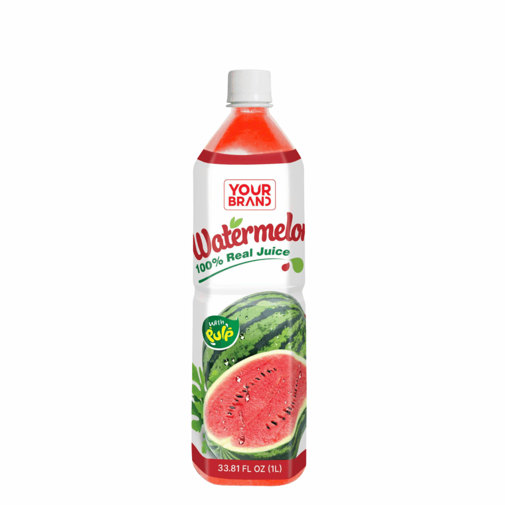 1L YOUR BRAND 100% Watermelon Juice with Pulp