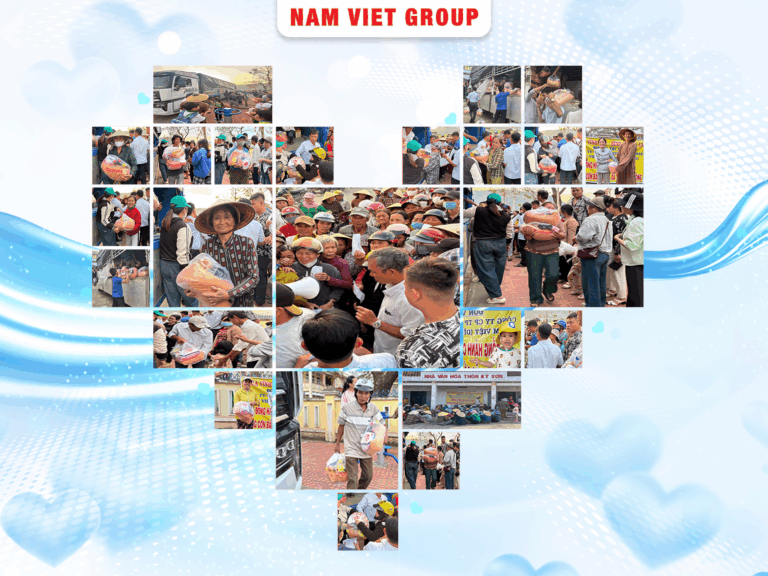 Nam Viet Group stands with Central and Central Highlands communities to overcome natural disasters.
