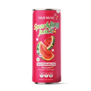 Sparkling Watermelon juice drink