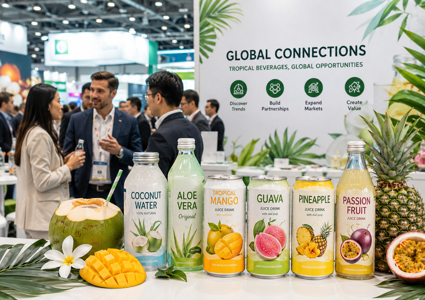 Tropical Beverage Trends at Trade Events