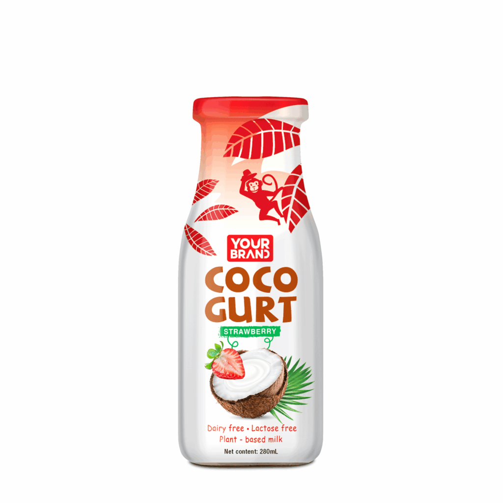 280ml Your Brand Cocogurt Water with Strawberry Flavor