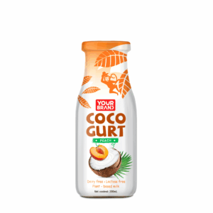 280ml Your Brand Cocogurt with Peach Flavor