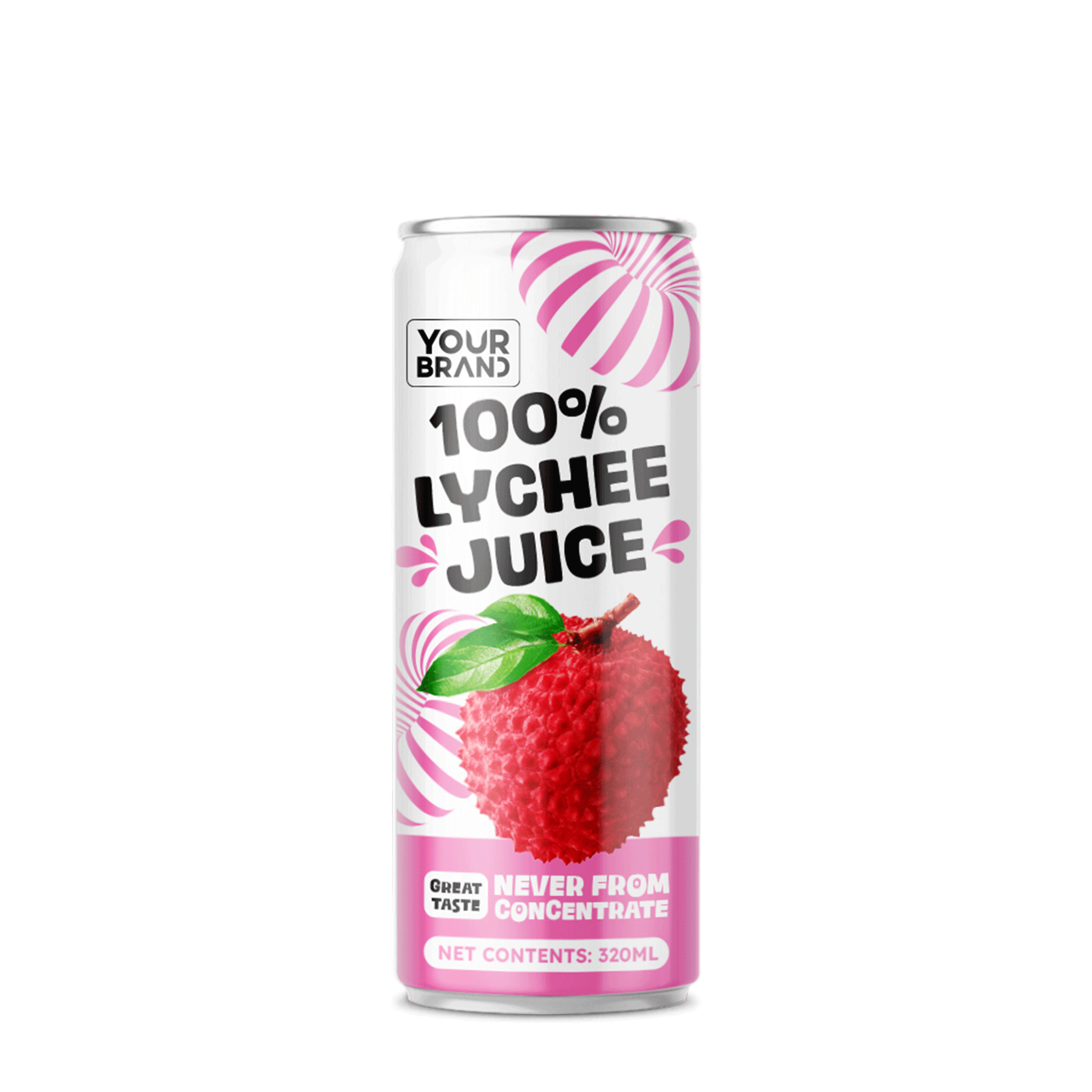 320ml Your Brand 100% Lychee Juice Drink 320ml Your Brand 100% Lychee Juice Drink