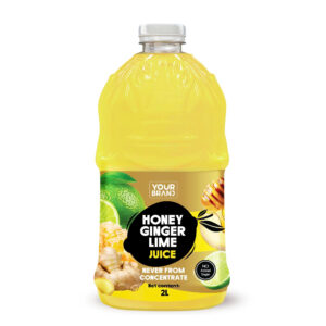 2L "Your Brand" NFC Honey Ginger Lime Juice Drink