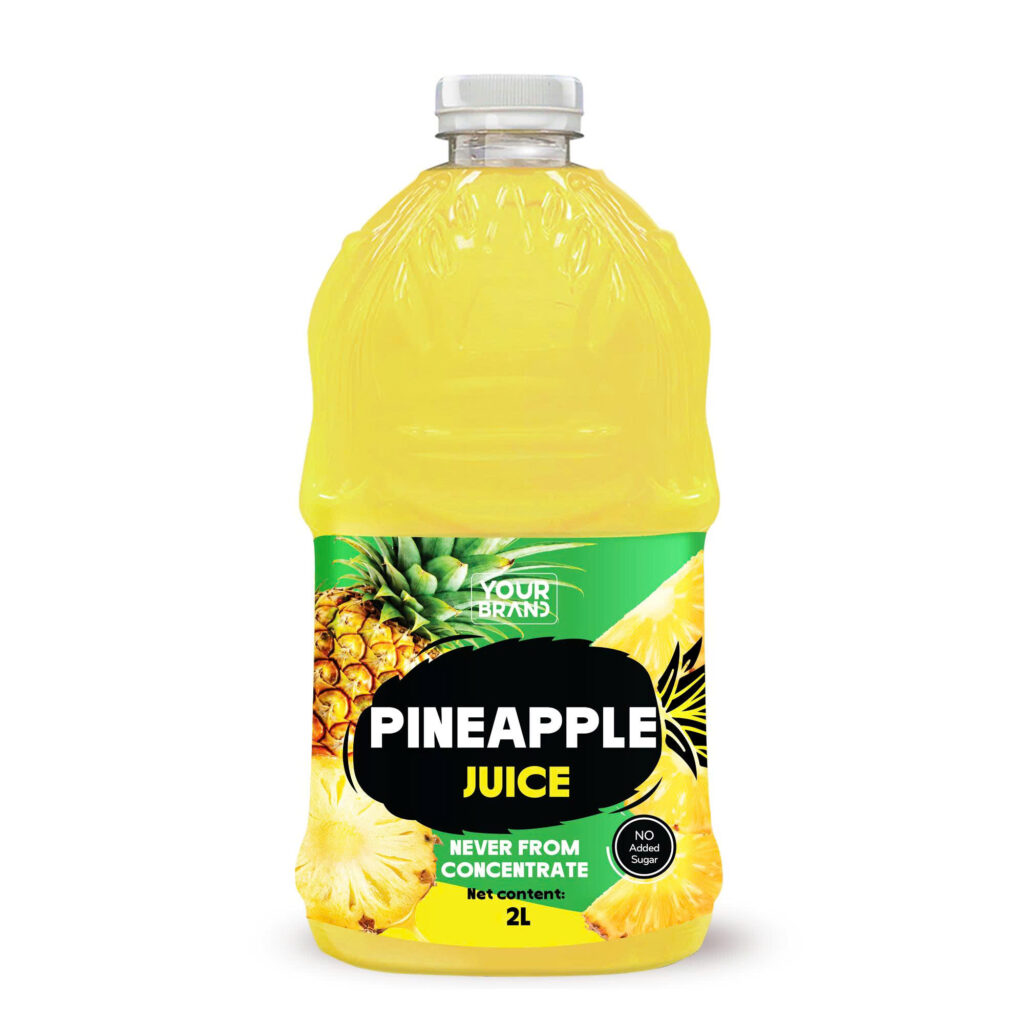 2L "Your Label" NFC Pineapple Juice Drink