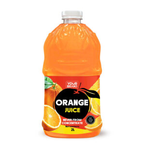 2L "Your Logo" NFC Orange Juice Drink