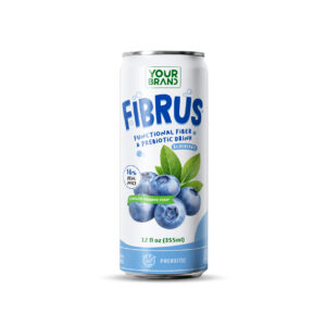 355ml "Your Logo" Functional Soda with Blueberry Juice