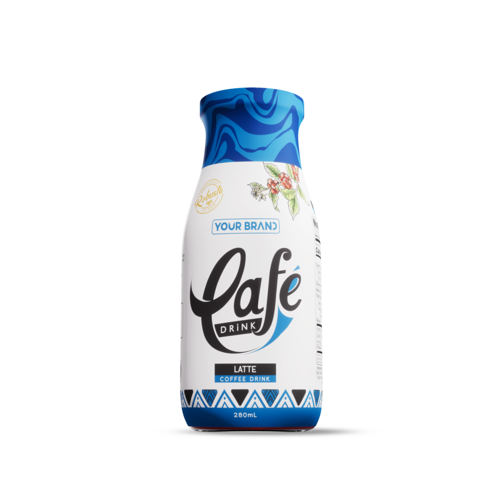280ml "Your Logo" Latte Coffee Drink