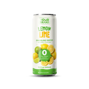 355ml "Your Logo" Lemon Lime Sparkling Water