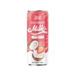 330ml "Your Logo" Coconut Milk with Strawberry Flavor