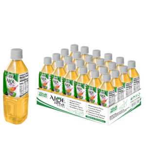 500ml "Your Brand" Aloe Vera Drink with Passion Fruit Flavor