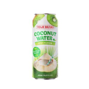 490ml "Your Logo" Coconut Water with Kiwi Flavor
