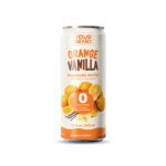 355ml "Your Label" Orange Vanilla Sparkling Water