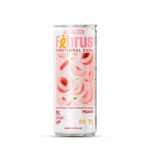 355ml "Your Logo" Functional Soda with 16% Peach Juice