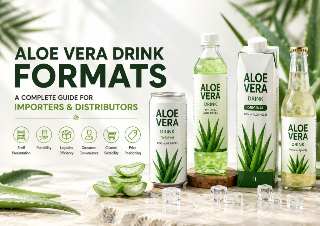 Aloe Vera Drink Formats Preferred for Export
