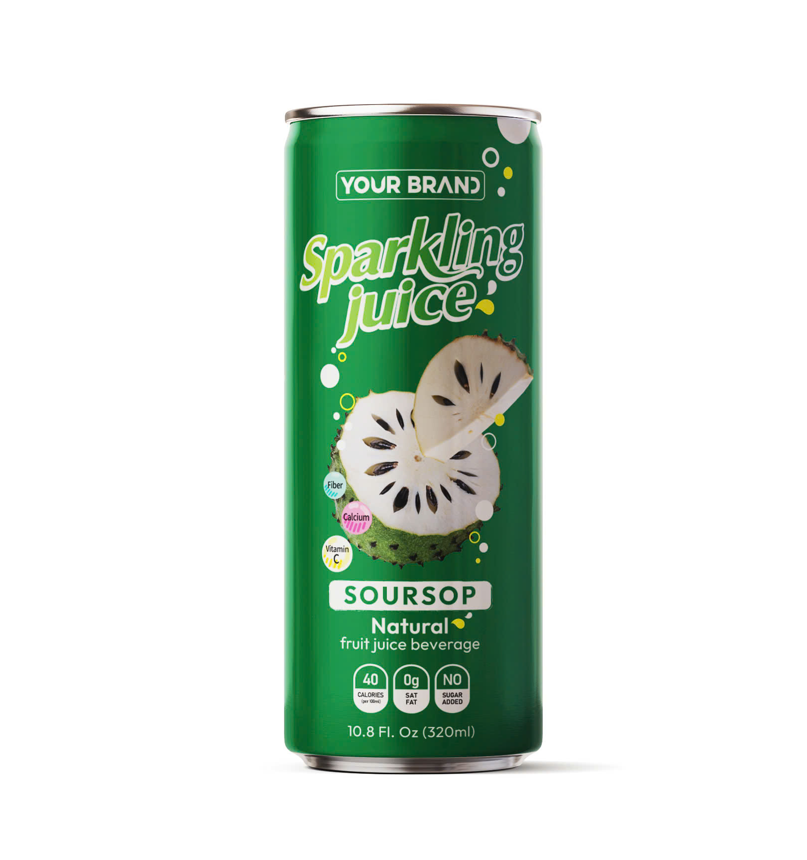 320ml YOUR BRAND Sparkling Soursop Juice Drink 320ml YOUR BRAND Sparkling Soursop Juice Drink