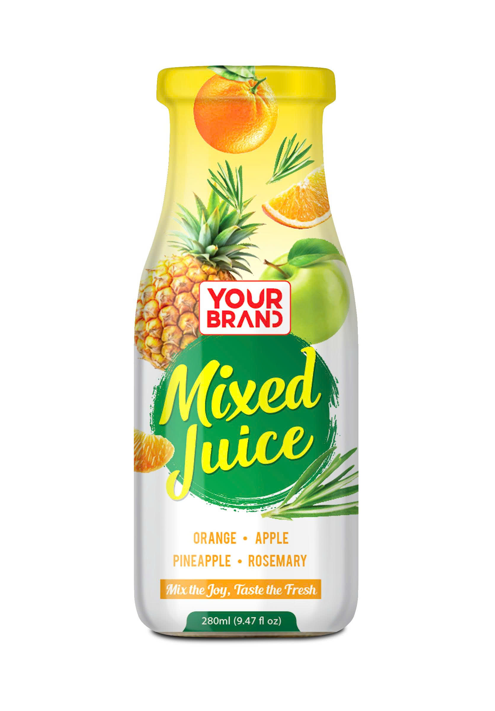 280ml YOUR BRAND Mixed Juice with Orange Apple Pineapple & Rosemary 280ml YOUR BRAND Mixed Juice with Orange Apple Pineapple & Rosemary