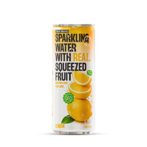 355ml "Your Formula" Lemon Sparkling Water with Real Squeezed Fruit