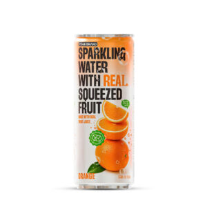 355ml "Your Formula" Orange Sparkling Water with Real Squeezed Fruit