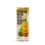 355ml "Your Label" Pineapple Sparkling Water with Real Squeezed Fruit