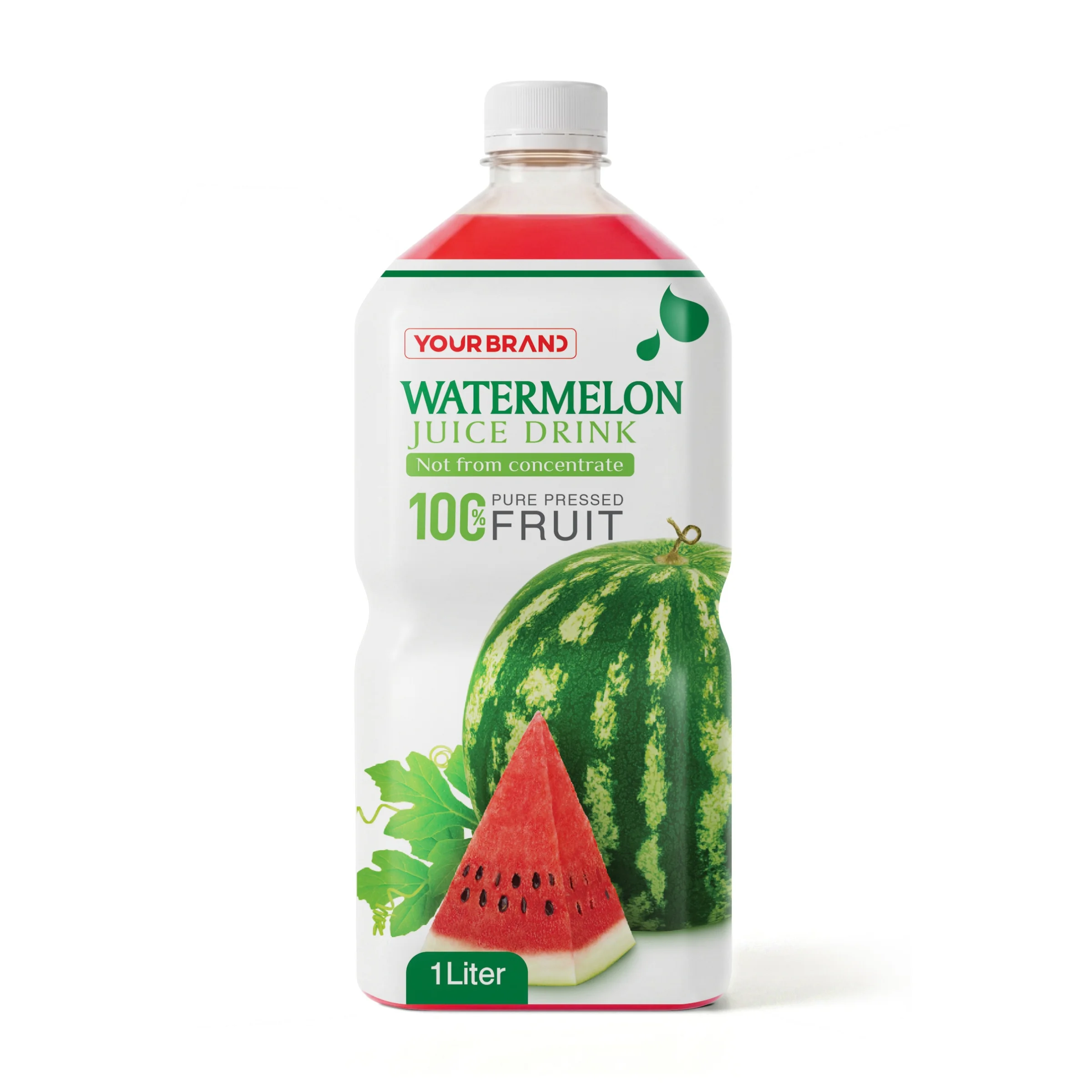 1000ml "Your Brand" Watermelon Juice Drink Not From Concentrate Pure Pressed Fruit 1000ml "Your Brand" Watermelon Juice Drink Not From Concentrate Pure Pressed Fruit