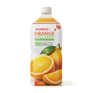 1000ml "Your Brand" Orange Juice Drink Not From Concentrate Pure Pressed Fruit