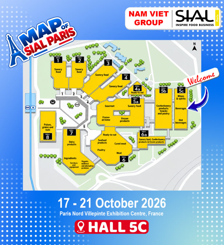 Nam Viet Group SIAL Paris 2026 Hall 5C Map